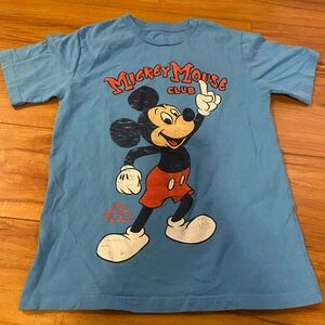 Size 8 Mickey Mouse blue T-shirt